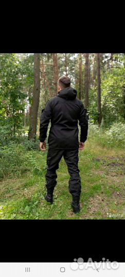 Костюм горка летний черный