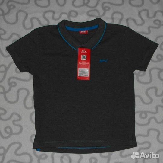 Новая футболка-поло Slazenger, 110-116 см