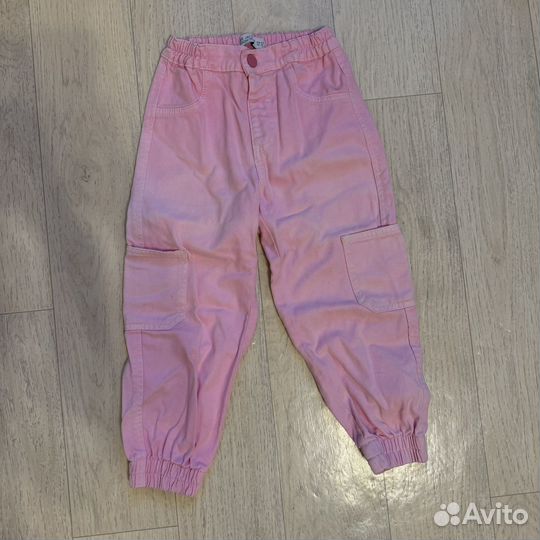 Джинсы-карго для девочки