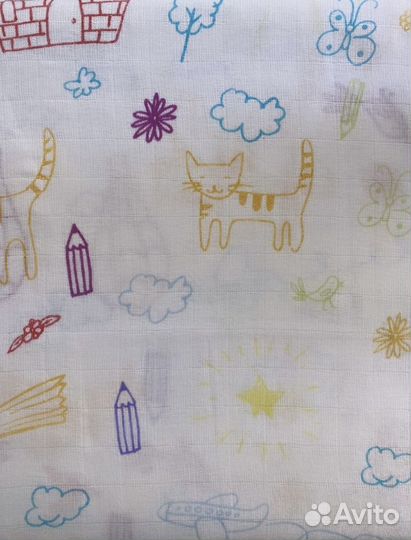 Муслиновые пеленки новые