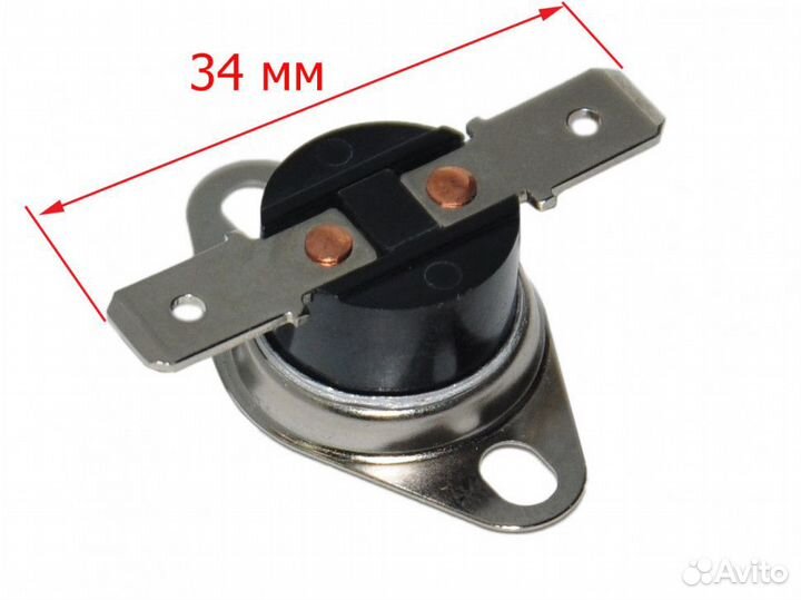 Датчик температуры KSD 110*С 220V, 10A