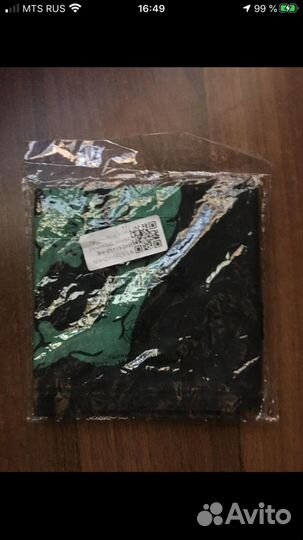 Бандана/маска Череп зелёный на лицо