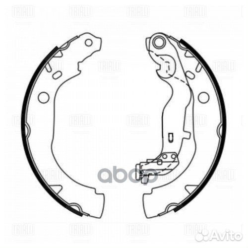Колодки тормозные барабанные зад GF4412 Tri