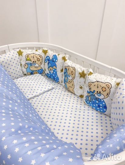 Бортики в кроватку