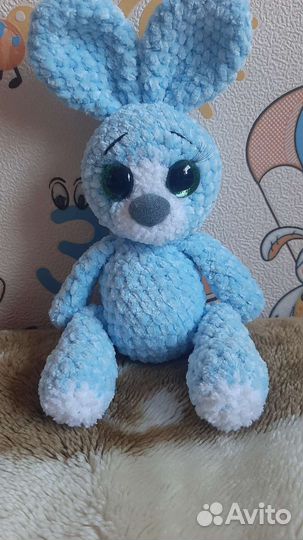 Мягкая игрушка заяц ручная работа