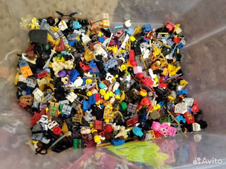 Legoполная сортировка по цветам+Много фигурок 100+