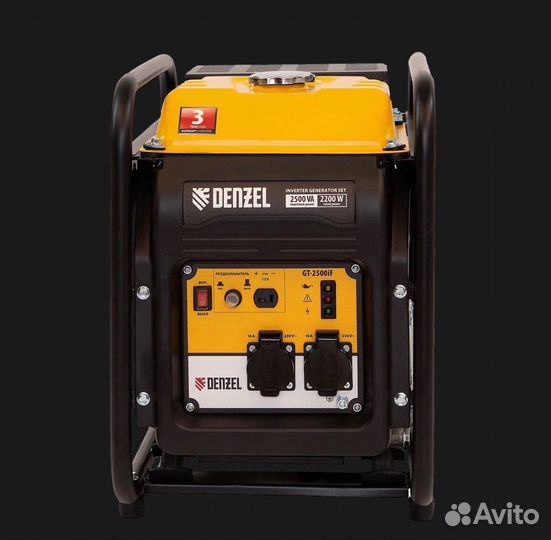 Инверторный генератор denzel GT-2500iF, 2.5 кВт