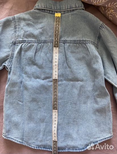 Рубашка джинсовая детская новая zara