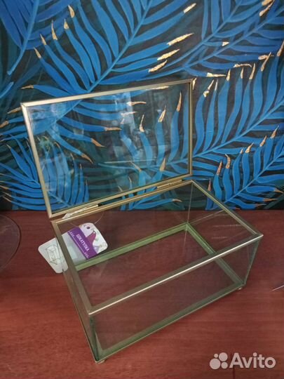 Ваза, копилка, шкатулка стекло, флорариум Тиффани