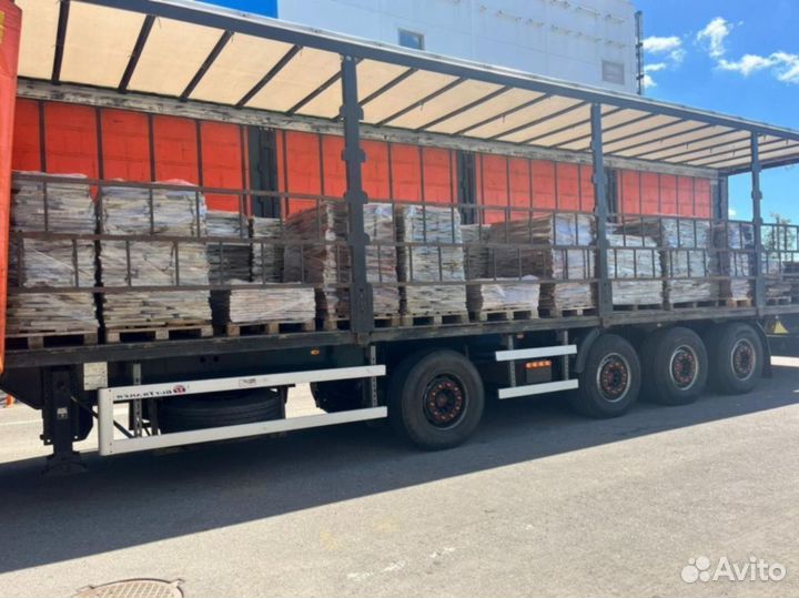 Плитняк дикий песчаник терракотовый 15мм