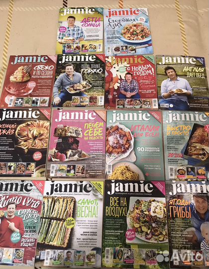 Кулинарные журналы Джейми Оливера 14 шт