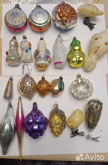 Елочные игрушки СССР в реставрацию