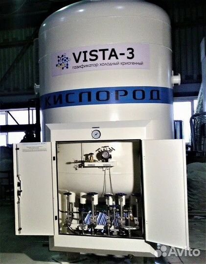 Гхк-3 газификатор криогенный Vista для О, N, Ar