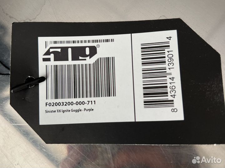 Горнолыжные очки sinister X6 lgnite Goggle purple