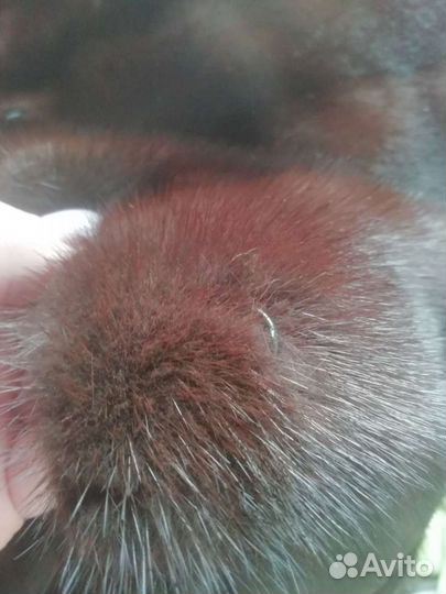 Шуба норковая 44 -46 поперечка