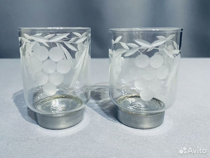 Стопки хрустальные. Прошлый век. СССР