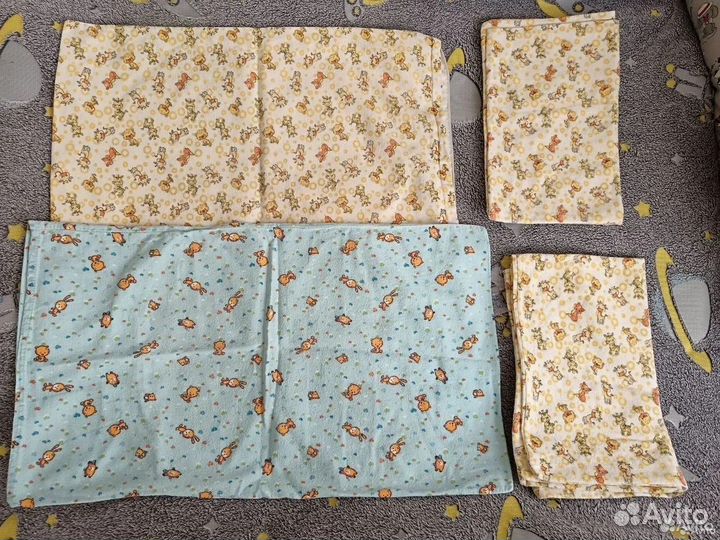 Фланелевые наволочки детские 40х60
