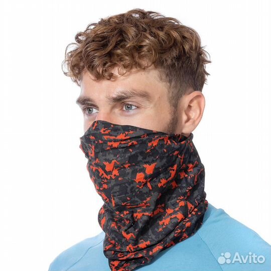 30154 Шарф-бандана Payer полиэстер красный/черный