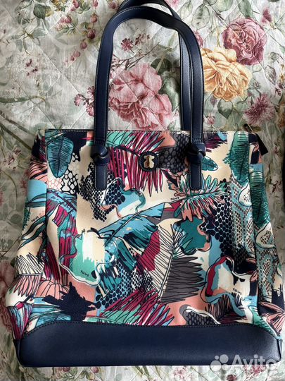 Cумка tous оригинал синяя