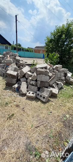 Строительный блок б/у прежних времён