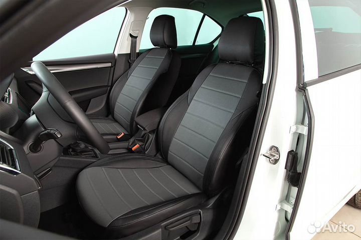 Чехол на skoda kodiaq Active 2016- без подлк белый