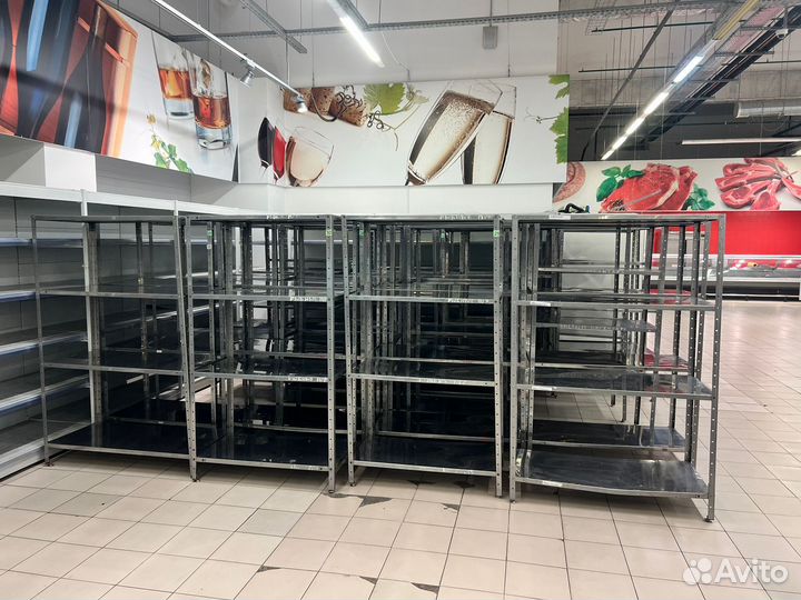 Стеллажи из нержавейки для общепита б/у