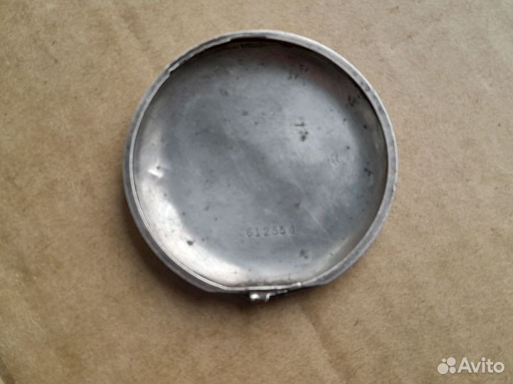 Серебряная крышка от карманных часов. Мануфактура