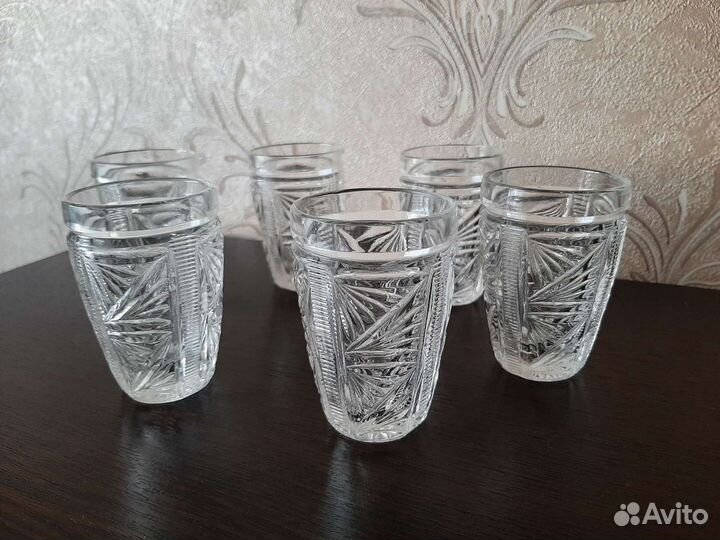 Хрустальные стопки СССР