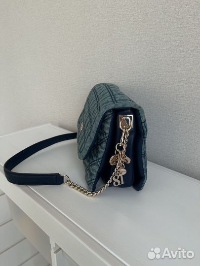 Новая сумка на плечо кросс-боди джинсовая guess