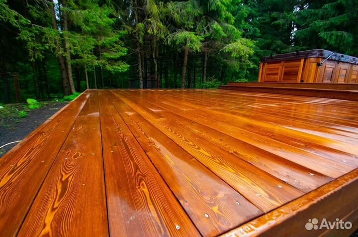 Палубная доска из лиственницы