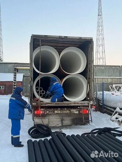 Труба гофрированная канализационная рыжая110 SN 16