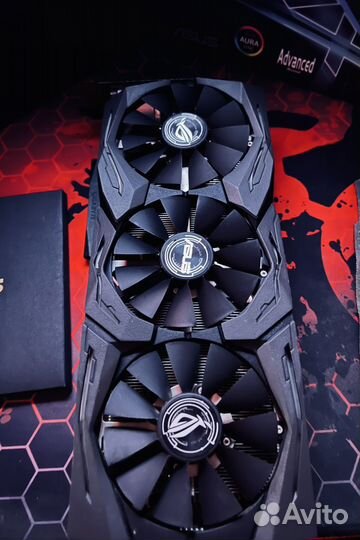 Видеокарта Asus GeForce GTX 1070 TI Strix 8gb OC