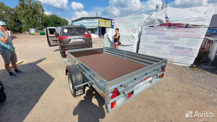 Прицеп мзса 817702 исп.022. Кузов 2,45х1,51м.Арива