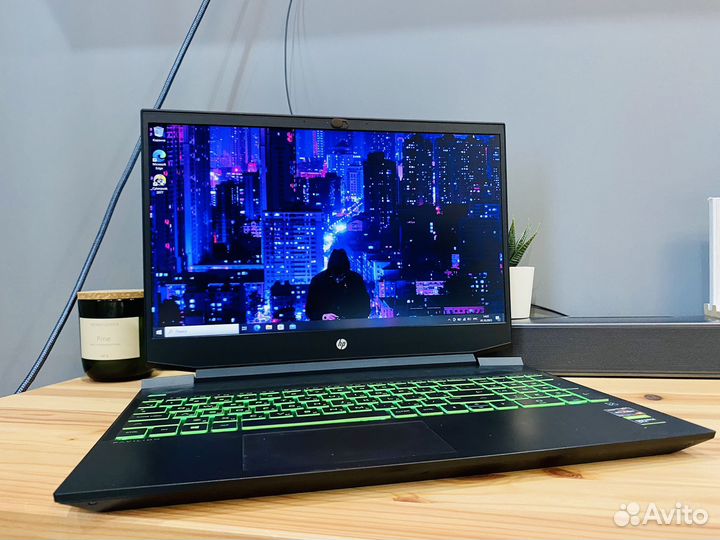 Игровой ноутбук HP / GTX 1650 / ryzen 5 / SSD