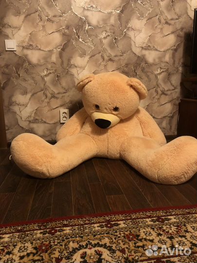 Плюшевый медведь 2 метра