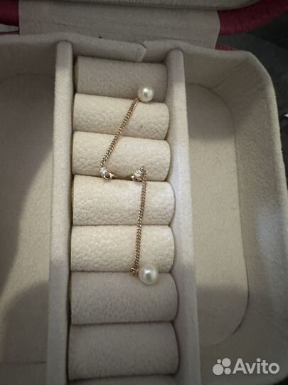 Серьги с жемчугом