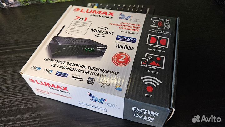 Тв-тюнер lumax DV-4205HD
