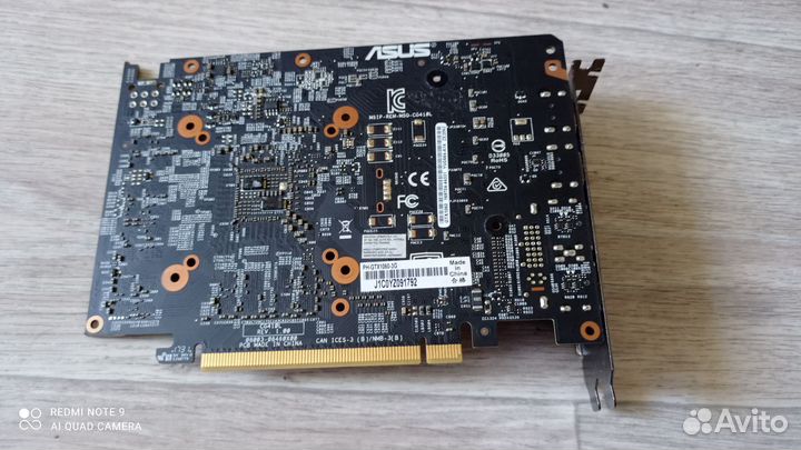 Плата видеокарты asus GTX 1060 3 gb