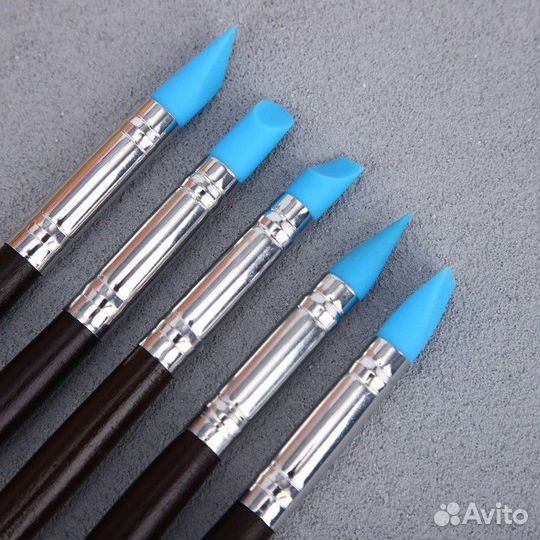 Набор силиконовых кистей для декорирования Love, 5