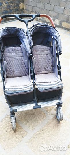 Коляска для двойни бу