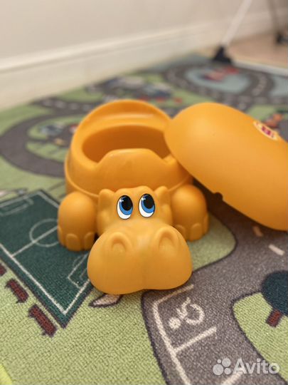 Горшок детский, бегемот. Made in Italy