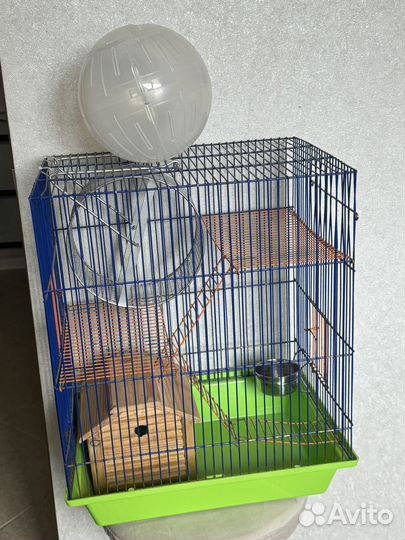 Клетка для грызунов (сирийского хомяка)