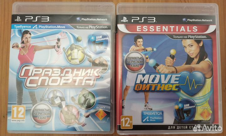 Игры на PS3 Move Фитнес и Праздник спорта