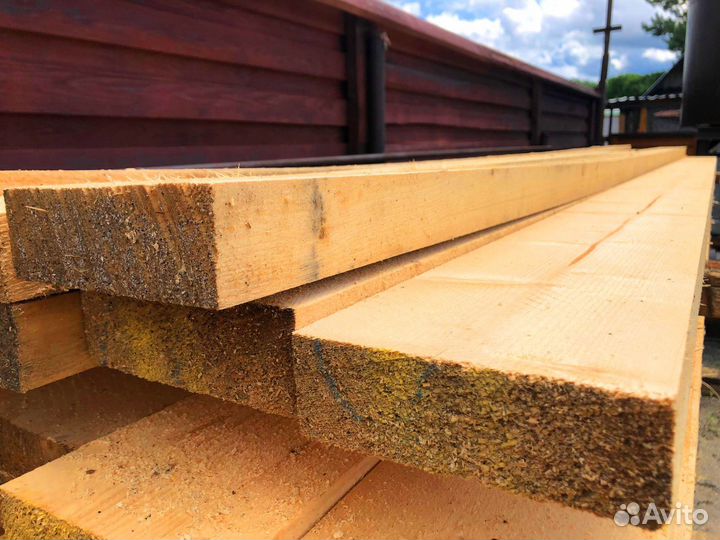Доска сосна 50х150мм, натуральная, гост