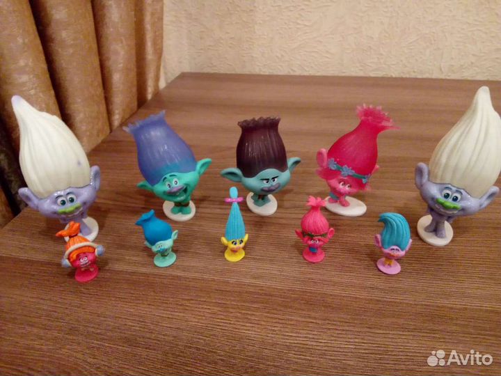 Коллекция фигурок тролли