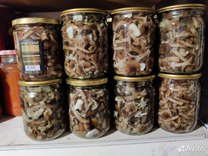 Грибы опята маринованные