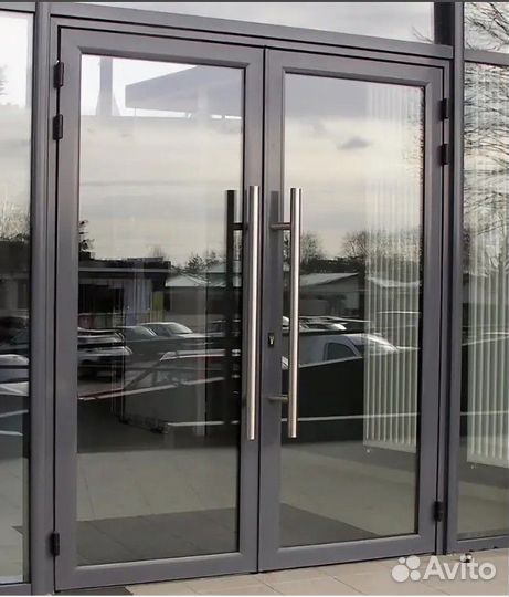 Двери входные алюминиевые