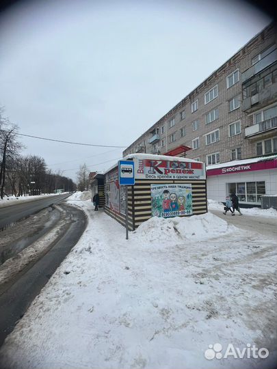 Павильон оборудованный витринами под мелкоштучку