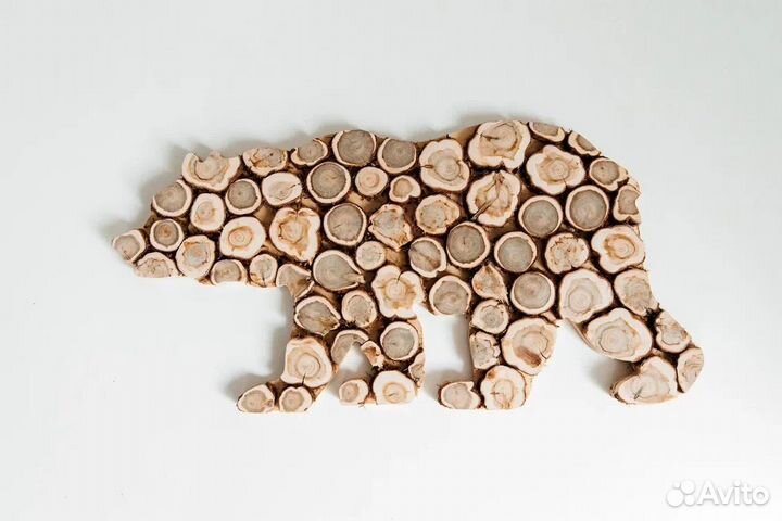 Панно из можжевельника