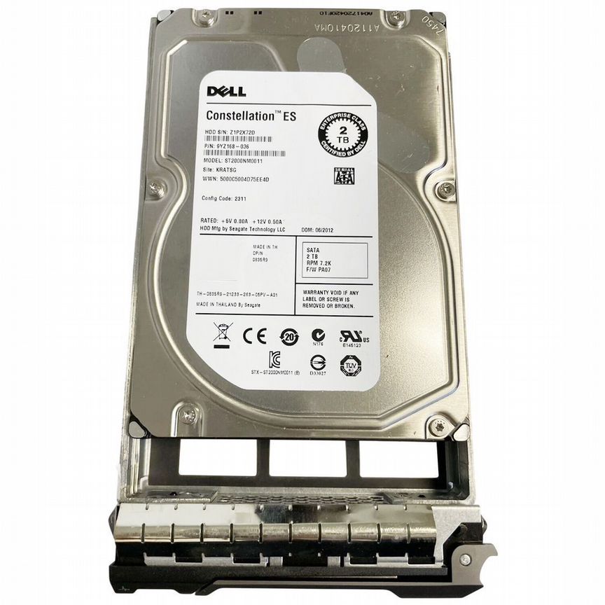 [835R9] Жесткий Диск Dell 2tb Sata3 3,5" Hdd 835r9